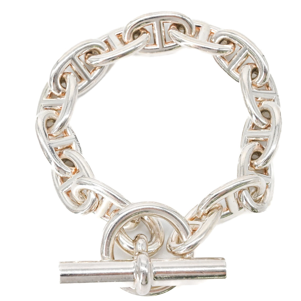 HERMES Silver Charm Bracelet